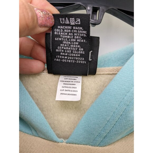 Marvel Loki Pullover Hoodie Adult Size M TVA Colorblock Cosplay Streetwear Comic - Picture 10 of 11